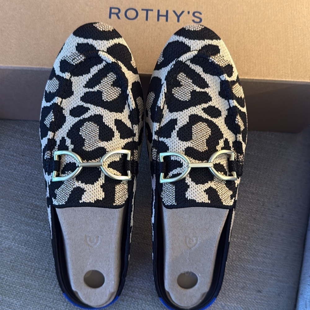 Rothy's The Double Bit Loafer Mule - Desert Cat Size 8 - Picture 4 of 5
